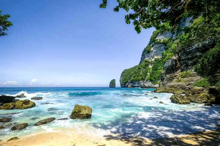 Tembeling Beach And Forest: Natural Pool In Nusa Penida Bali